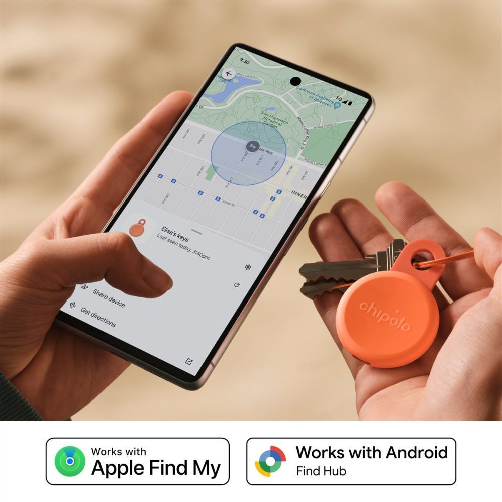 Other goods chipolo  Chipolo LOOP – Rechargeable Bluetooth Tracker with Silicone Loop for iOS & Android, 4col_Charcoal_Chalk_Navy_Coral