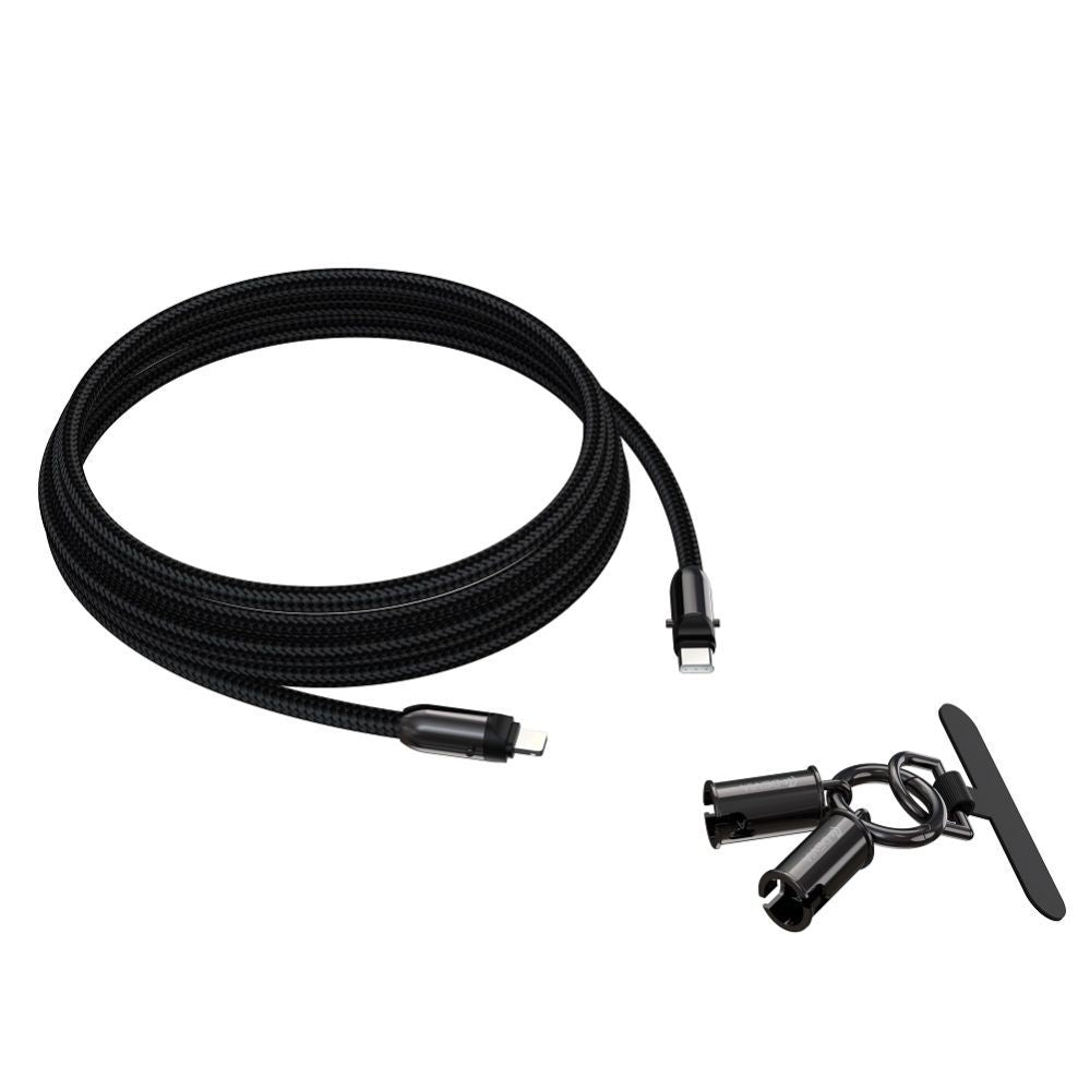 Other Computer Accessory Devia  Devia cable lanyard 2in1 PD USB-C - Lightning 1,2 m 27W black