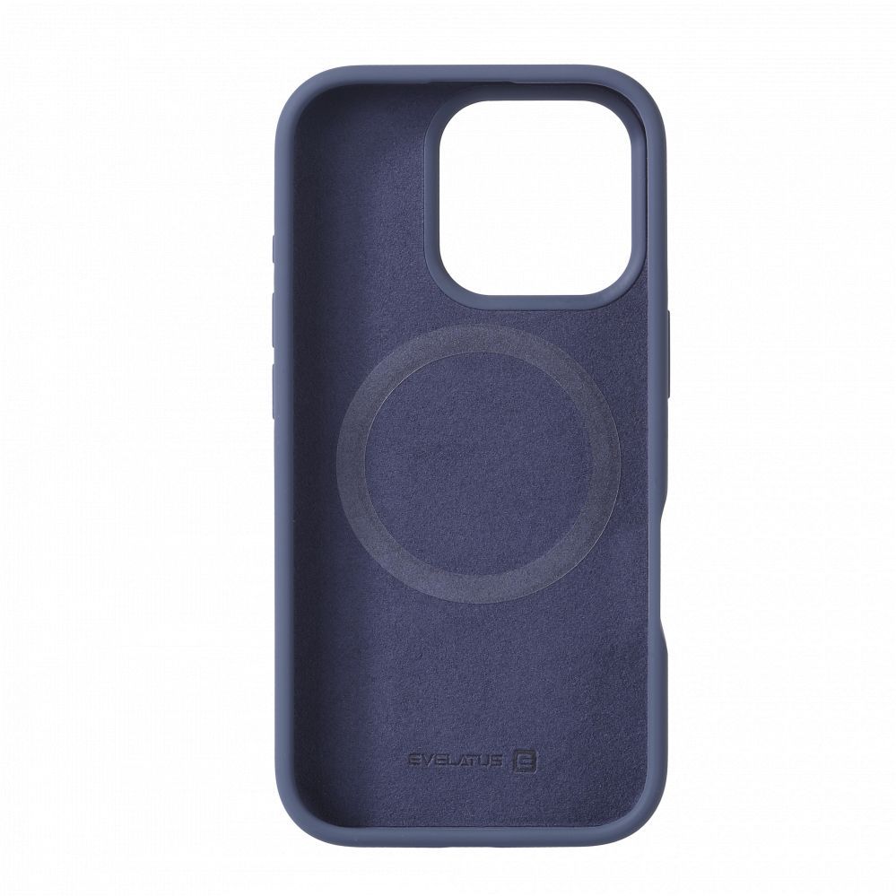 Tagakaaned Evelatus Apple iPhone 16 Pro Max Premium Magsafe Soft Touch Silicone Case Midnight Blue