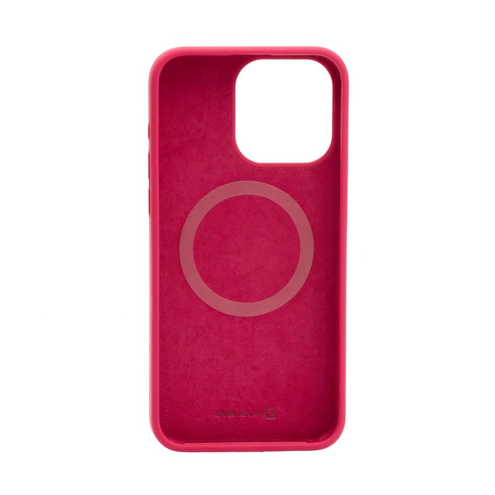 Чехол на заднюю панель Evelatus Apple iPhone 15 Pro Premium Magsafe Soft Touch Silicone Case New Function Rose Red