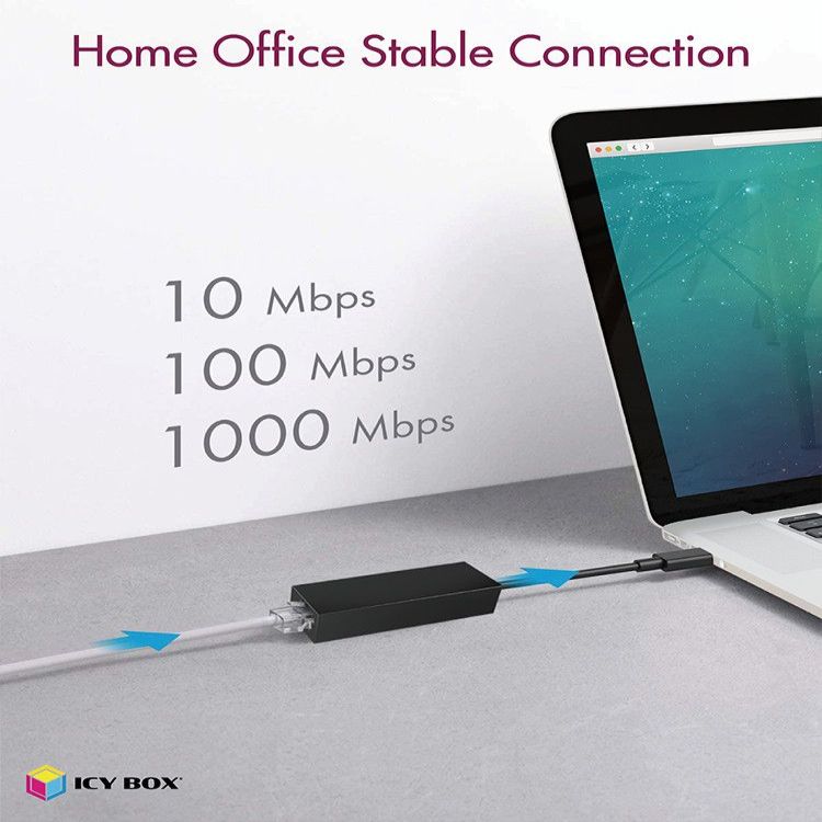 Роутер Raidsonic  USB 3.0 (A-Type) to Gigabit Ethernet Adapter IB-AC501a