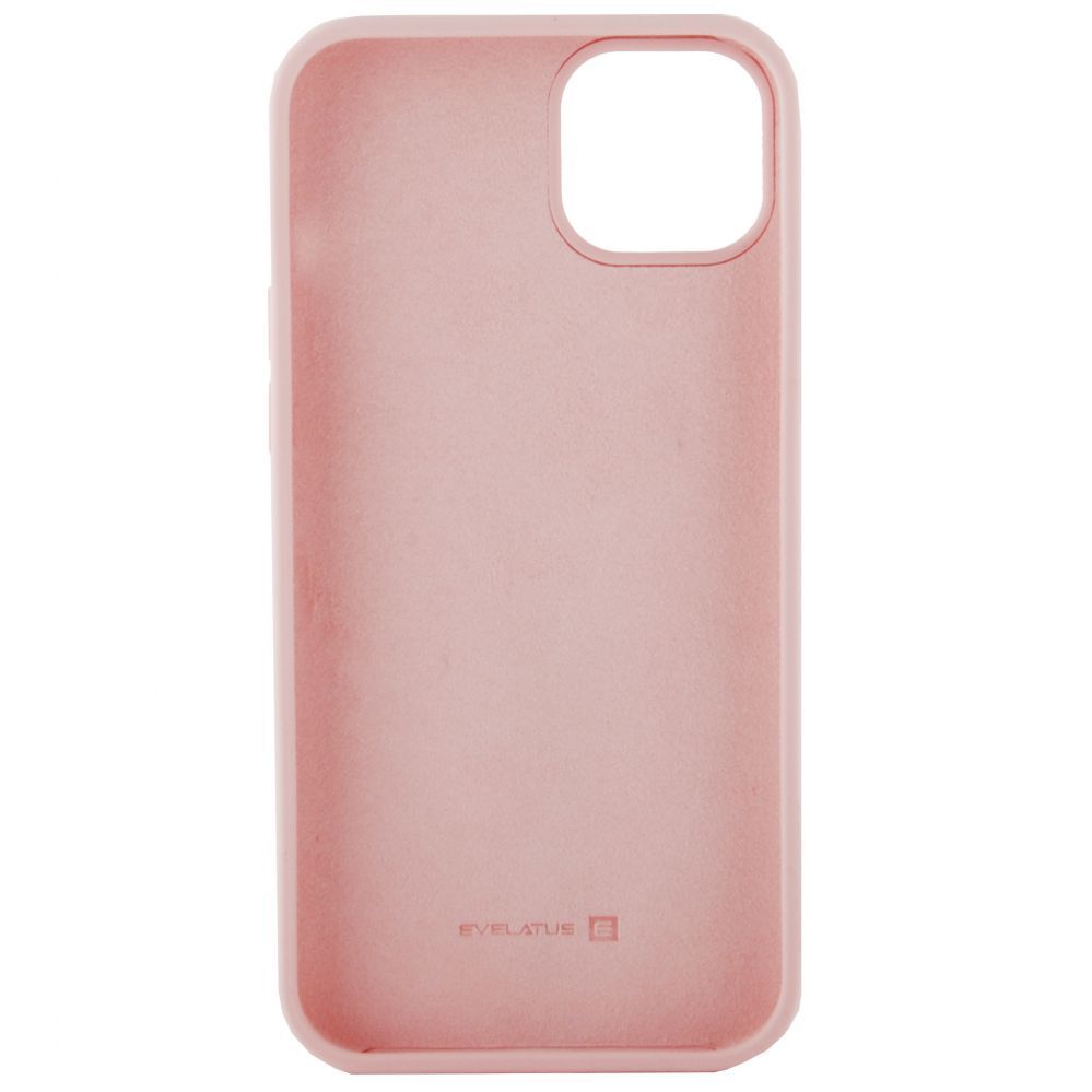 Tagakaaned Evelatus Apple iPhone 14 Max 6.7 Premium Soft Touch Silicone Case Light Pink