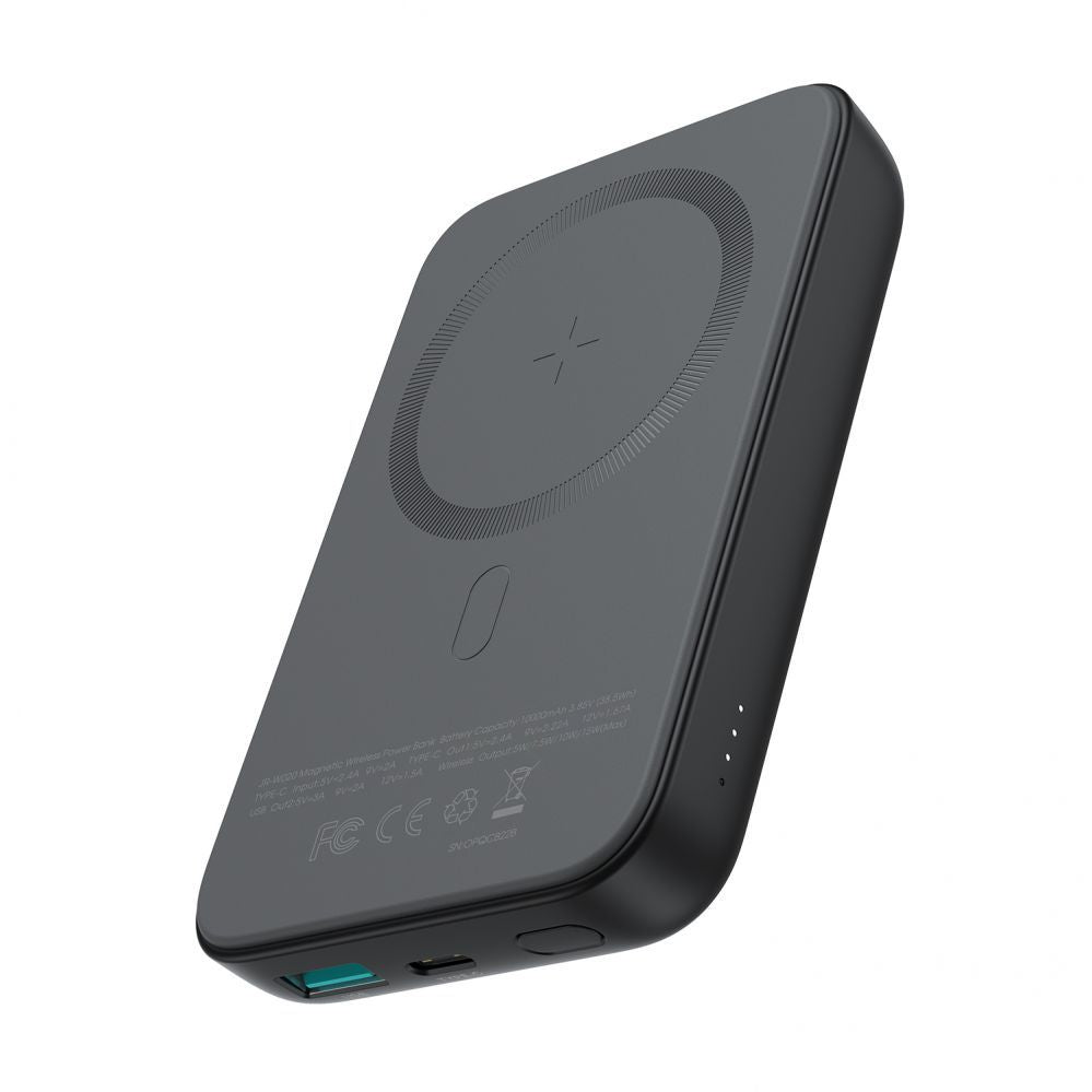 Внешний аккумулятор Joyroom  Joyroom JR-W020 20W 10000mAh MagSafe Power Bank + USB-C - USB-C 0.25m Cable - Black
