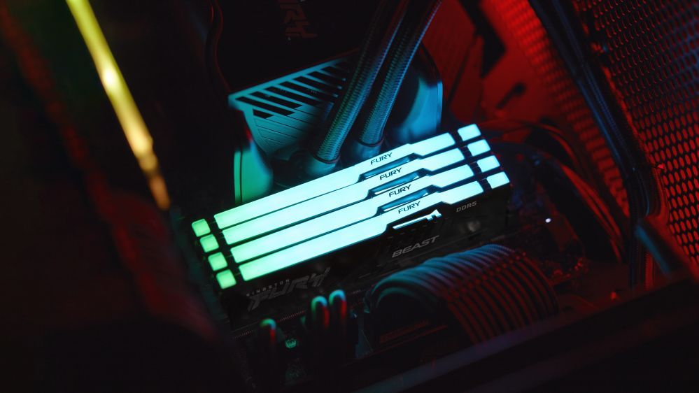 Operatiivmälu DDR4 Kingston  Fury Beast 32GB DDR5, 6400 MHz, CL32, 288-Pin, DIMM Kit (16GB x 2)