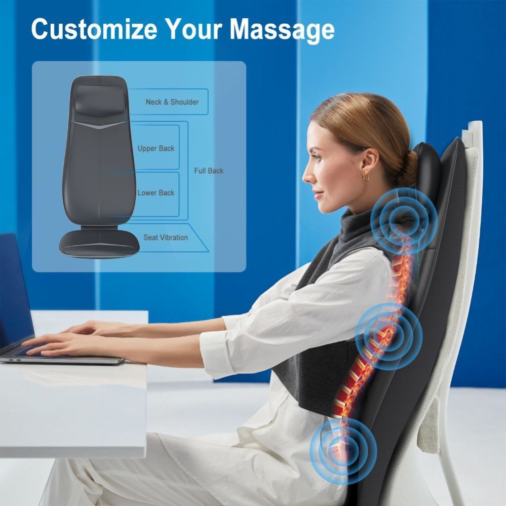 Умное устройство renpho  RENPHO Neck & Back Massage Cushion S Black