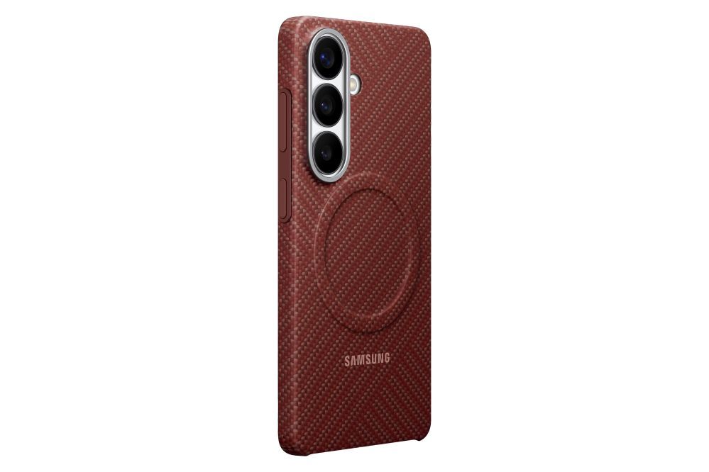Tagakaaned Samsung  KS942SR Carbon Magnet Case Samsung Galaxy S26, Coral Red