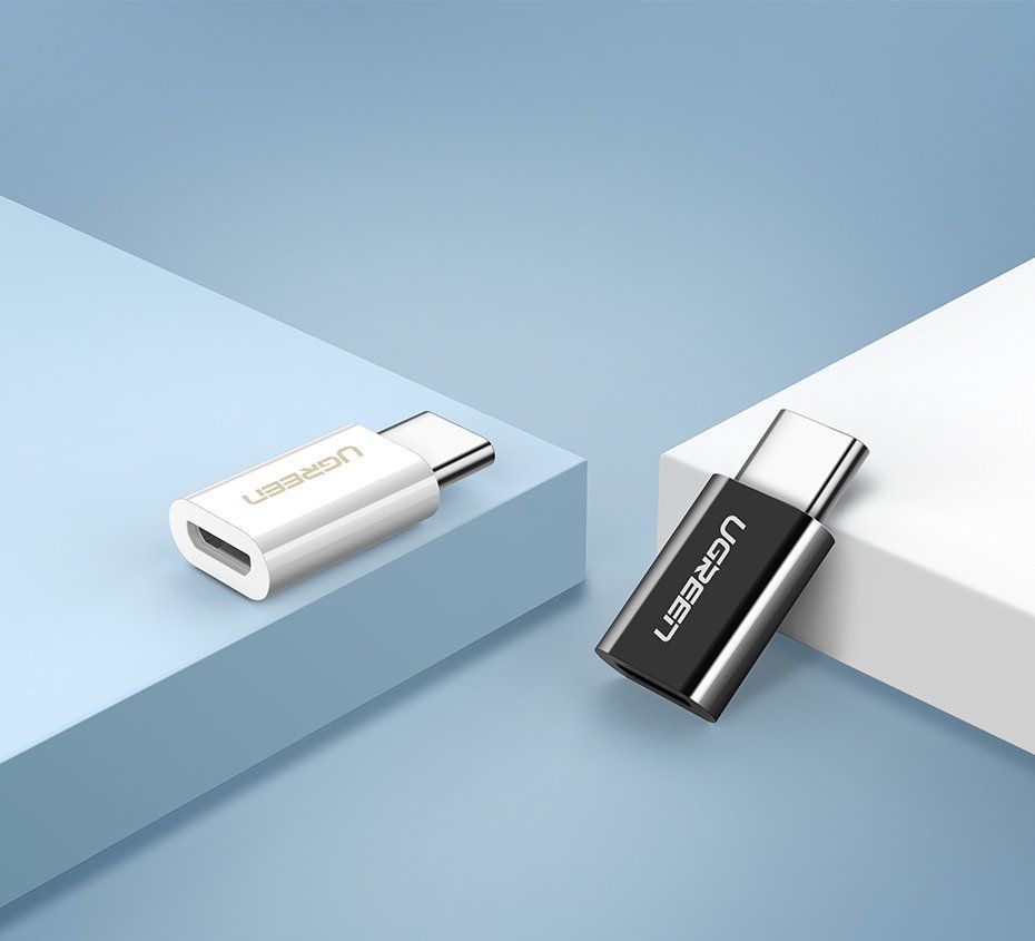 Адаптер Ugreen  adapter micro USB to USB Type C adapter black (30391) Black