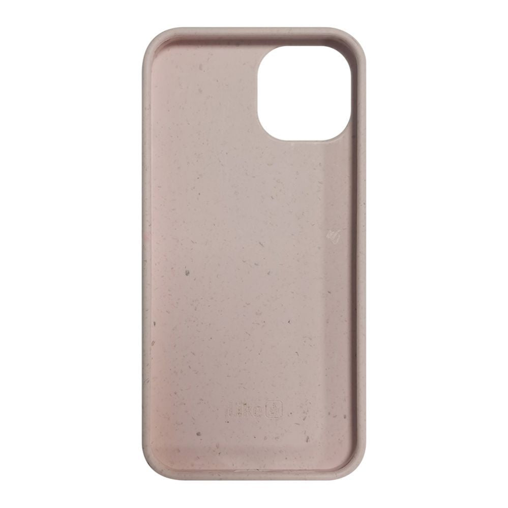 Tagakaaned iLike Apple iPhone 14 Silicone plastic case Eco Print Design Beige