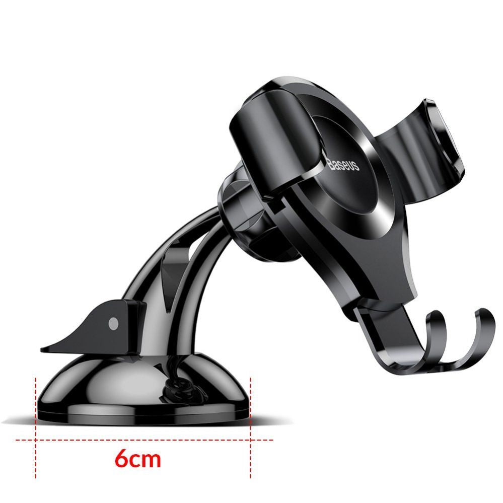 Auto holder Baseus  Baseus Osculum SUYL-XP0S gravity car holder for windshield or dashboard - silver