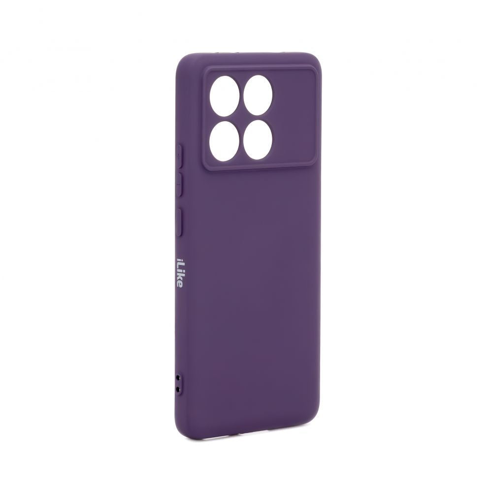 Чехол на заднюю панель iLike Xiaomi Poco X6 Pro Nano silicone case Purple