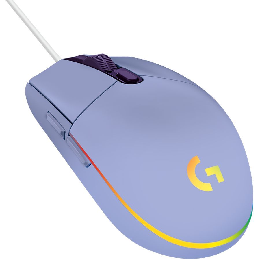 Computer mouse Logitech LOGITECH G102 LIGHTSYNC Corded Gaming Mouse - LILAC - USB - EER