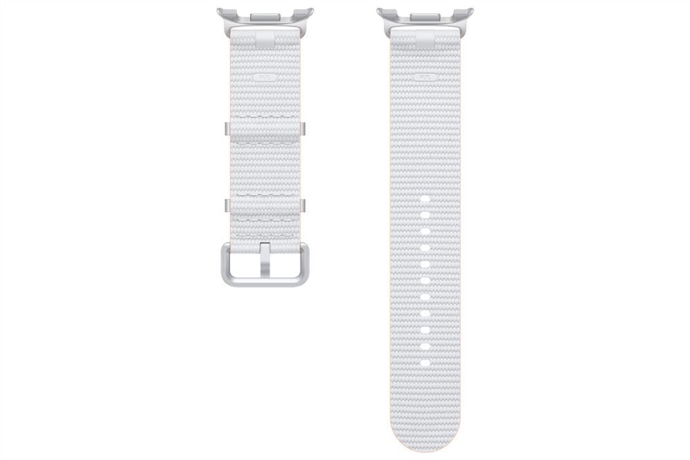 Strap Samsung  SOL33LWEGEU Athleisure Band (M/L) Samsung Galaxy Watch8, White