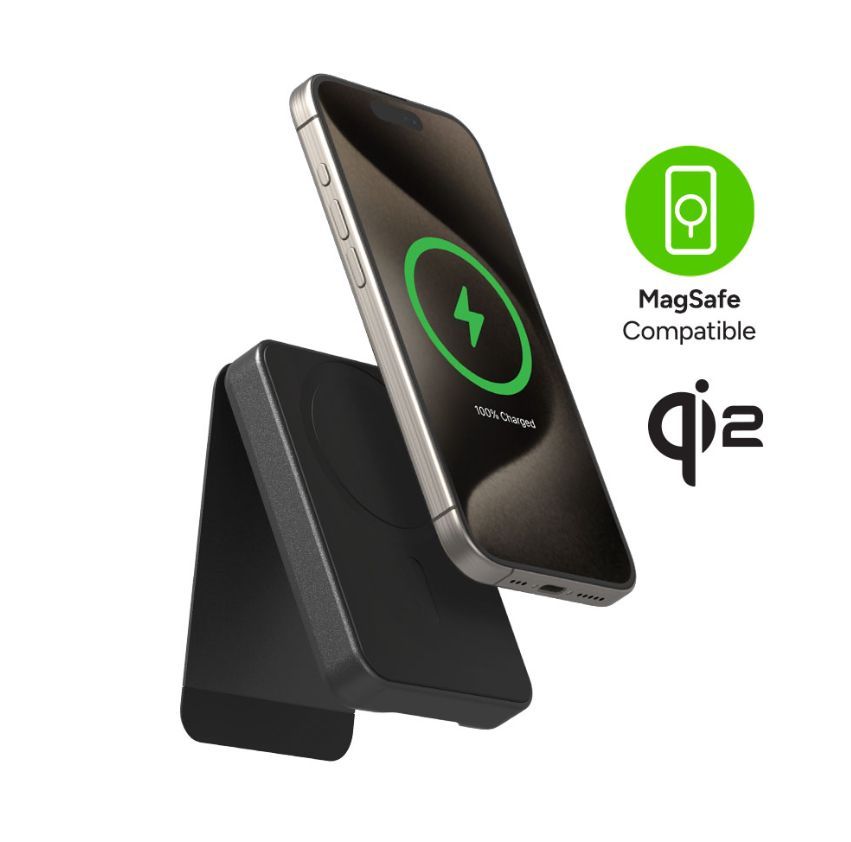 Внешний аккумулятор mophie  mophie Essentials Magnetic wireless portable battery 10000mAh Black