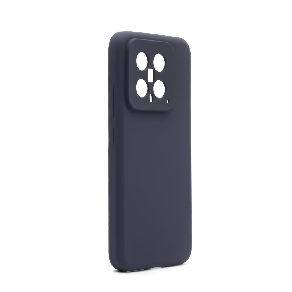 Tagakaaned Connect Xiaomi 14 Premium Quality Magnetic Soft Touch Silicone Case Midnight Blue