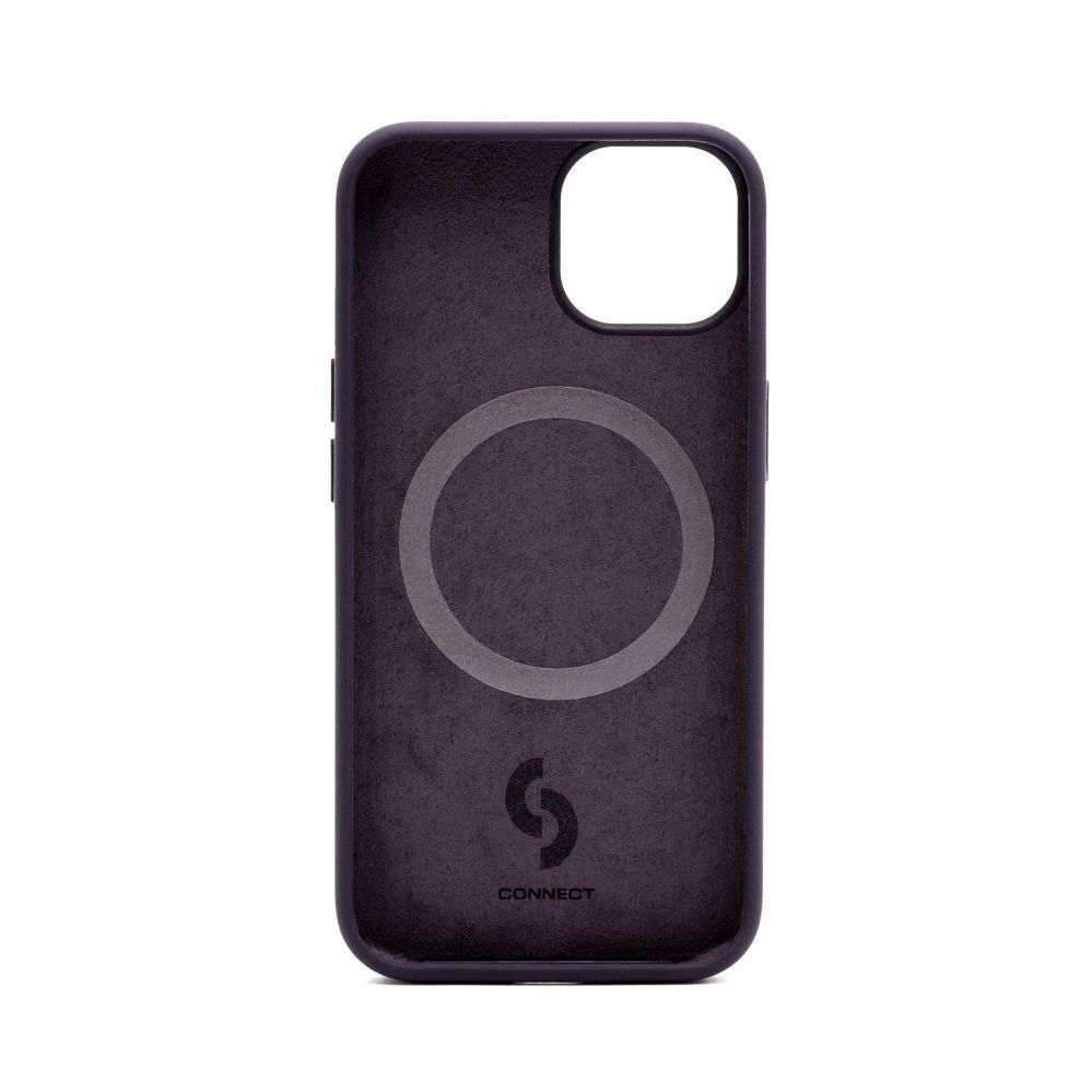 Tagakaaned Connect Apple iPhone 14 Premium Magsafe Soft Touch Silicone Case New Function Purple