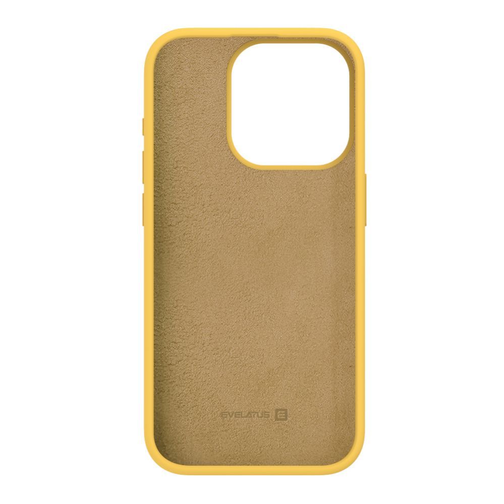Tagakaaned Evelatus Apple iPhone 15 Pro Max Premium Soft Touch Silicone Case Gold