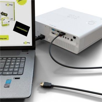 Переходник Goobay  GB HDMI V2.0 4K60HZ KAAPELI 7.5M, MALE, A-A