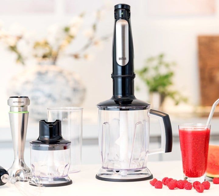 Mikserid ja blenderid Braun  | MultiQuick 7 Hand Blender | MQ 7045X | Hand Blender | 1000 W | Number of speeds 6 | Chopper | Black/Stainless steel