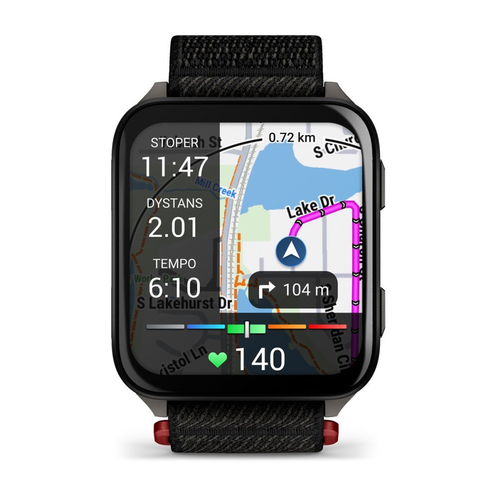 Умные часы Garmin  Venu X1 Black with Slate Titanium Caseback and Black ComfortFit Nylon Band