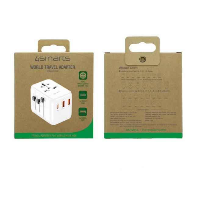 Adapter 4smarts Nomad World Travel Adapter 20W