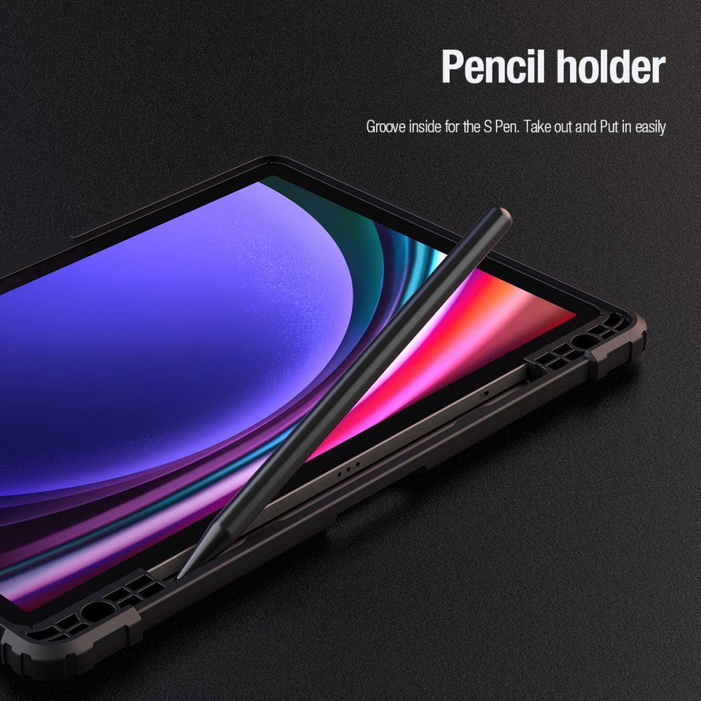 Tagakaaned Nillkin - Nillkin Bumper Leather Case Pro case for Samsung Galaxy Tab S9 - black