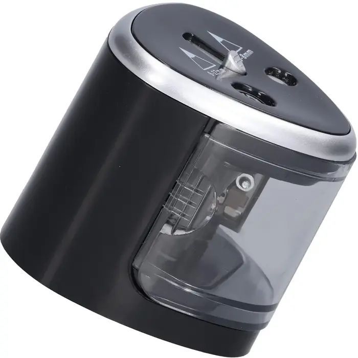 Офисные принадлежности IVY  Tenwin TW8005-3 Electric (6-8mm) pencil sharpener 2x AA battery powered with extra blade Black