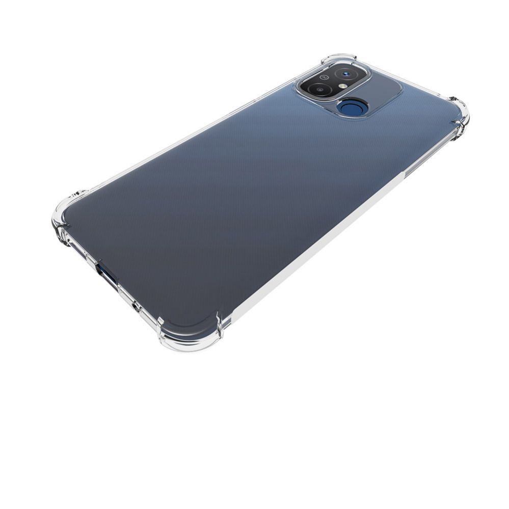 Tagakaaned Evelatus Xiaomi Redmi 12C Military Shockproof Silicone Case Transparent Transparent