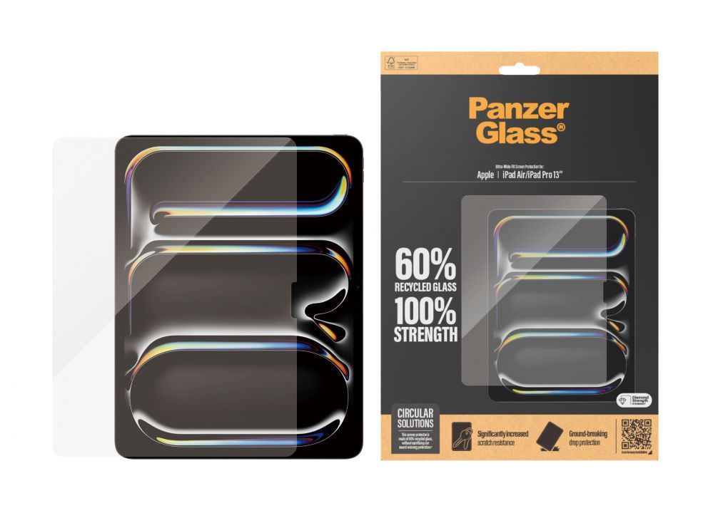 Protective glass PanzerGlass  Screen Protector iPad Air 12.9" 2024 | iPad Pro 12.9" 2024 | Ultra-Wide Fit