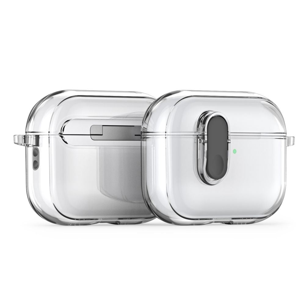 Korpus kõrvaklappidele Dux Ducis Apple AirPods Pro 3 PECL Series PC+TPU Cover with Hook Black Clear