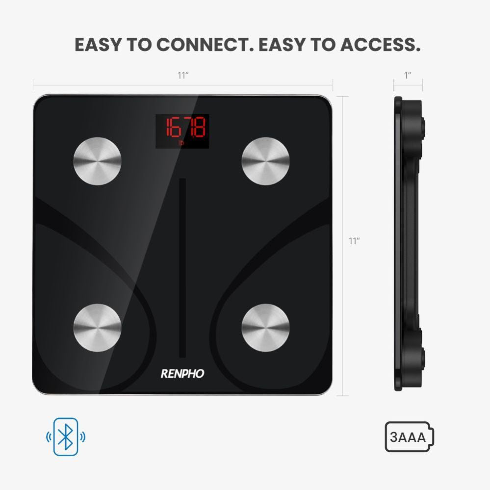 Kaalud renpho  RENPHO Elis 1 Smart Body Scale Black