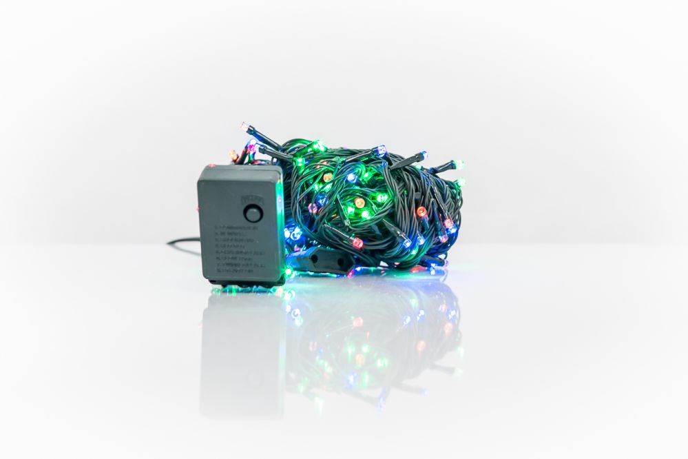Sisevalgustid N/A  Ziemassvētku lampiņu virtene 300LED RS-113 20m. Multi Color