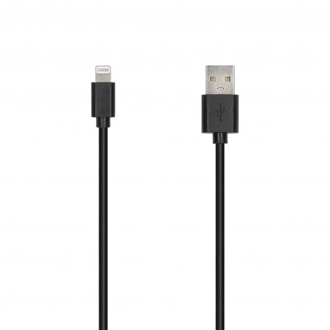 Cable seek toti  SEEK TOTI USB-A to Lightning, 2m PVC Data Cable 2A (non-MFI), Black