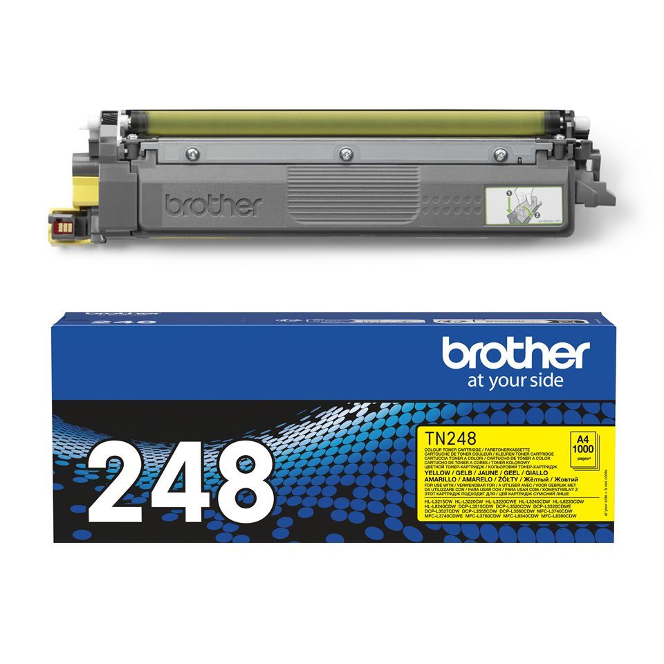 Аксессуары и расходные материалы Brother  TN248Y Toner Cartridge, Yellow