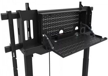 Кронштейн для телевизора NEOMOUNTS BY NEWSTAR  NEOMOUNTS MOVE LIFT XL MOTORISED MOBILE STAND INCL. STORAGE BOX, 10 CM. WHEELS FLOOR - VESA MAX 1200X600