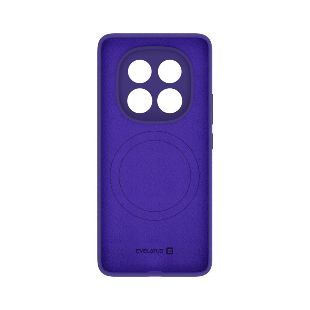 Чехол на заднюю панель Evelatus Xiaomi Redmi Note 14 Pro 4G / Poco X7 Premium Magnetic Soft Touch Silicone Case Purple