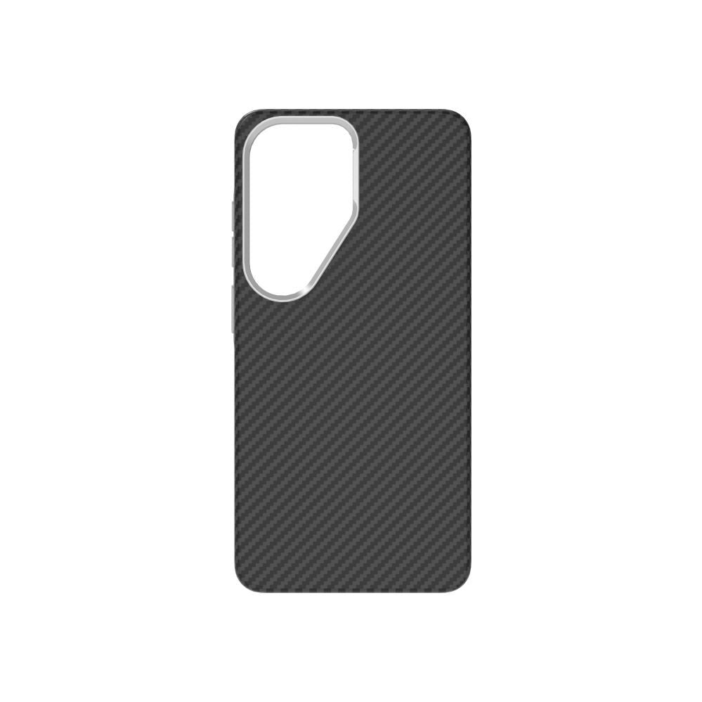 Back panel cover Just Must JM PLATINUM CARBON with MagSafe for Galaxy S26 Ultra Black