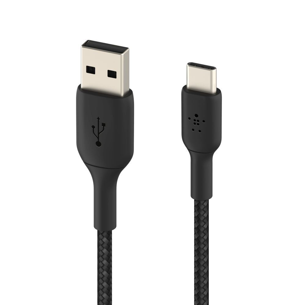 Kaabel Belkin  BOOST CHARGE  USB-A to USB-C Cable, Braided, 2M Black