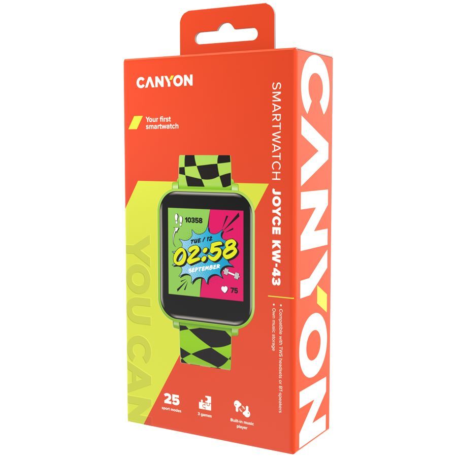 Nutikell Canyon  CANYON kids watch Joyce KW-43 DUAL BT Music Green