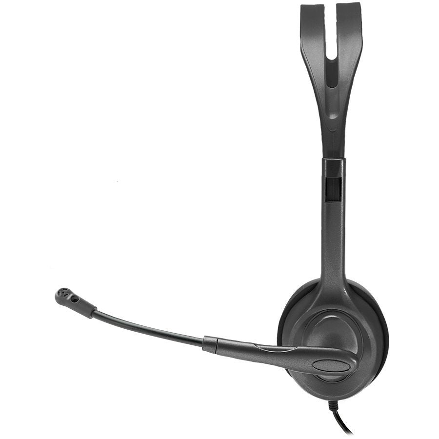 Kõrvaklapid mikrofoniga Logitech  LOGITECH H111 Corded Stereo Headset - BLACK - 3.5 MM