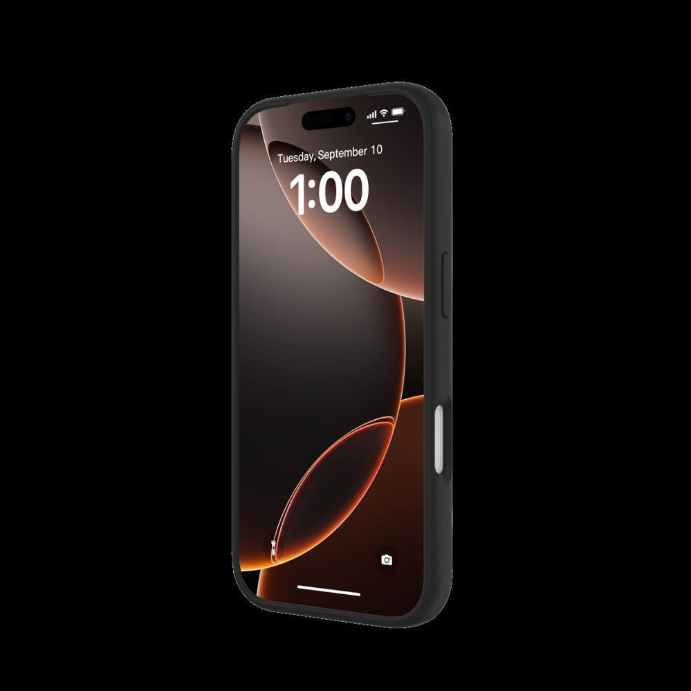 Back panel cover Just Must  JUST MUST REGULAR DEFENSE SILICONE with MAGSAFE for iPhone 17 Pro Black