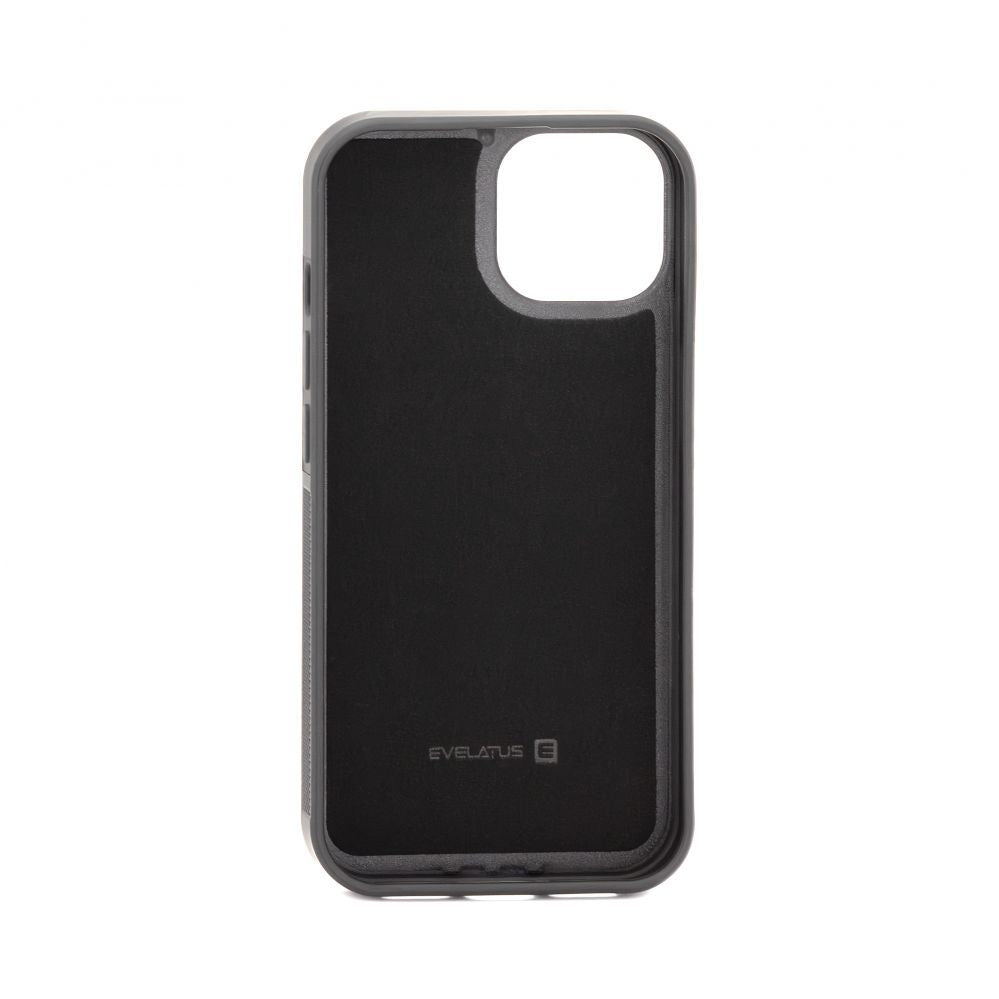 Чехол на заднюю панель Evelatus Apple iPhone 14 Leather Case Zipper Design Flower Black