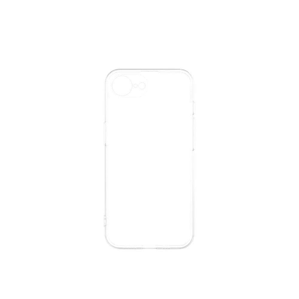 Back panel cover Just Must  JM ANTI-BACTERIA TPU case for iPhone 16e Clear