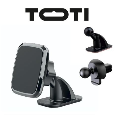 Auto holder seek toti  SEEK TOTI Magnetic Square Shape Car Holder with 3M Glue Mount, Black