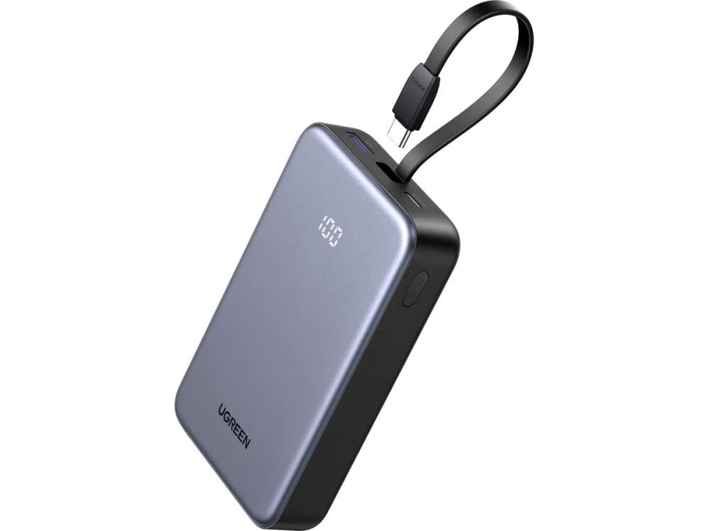 Power bank Ugreen  Power Bank 20,000mAh 20W 45762 Built-in Cable Grey