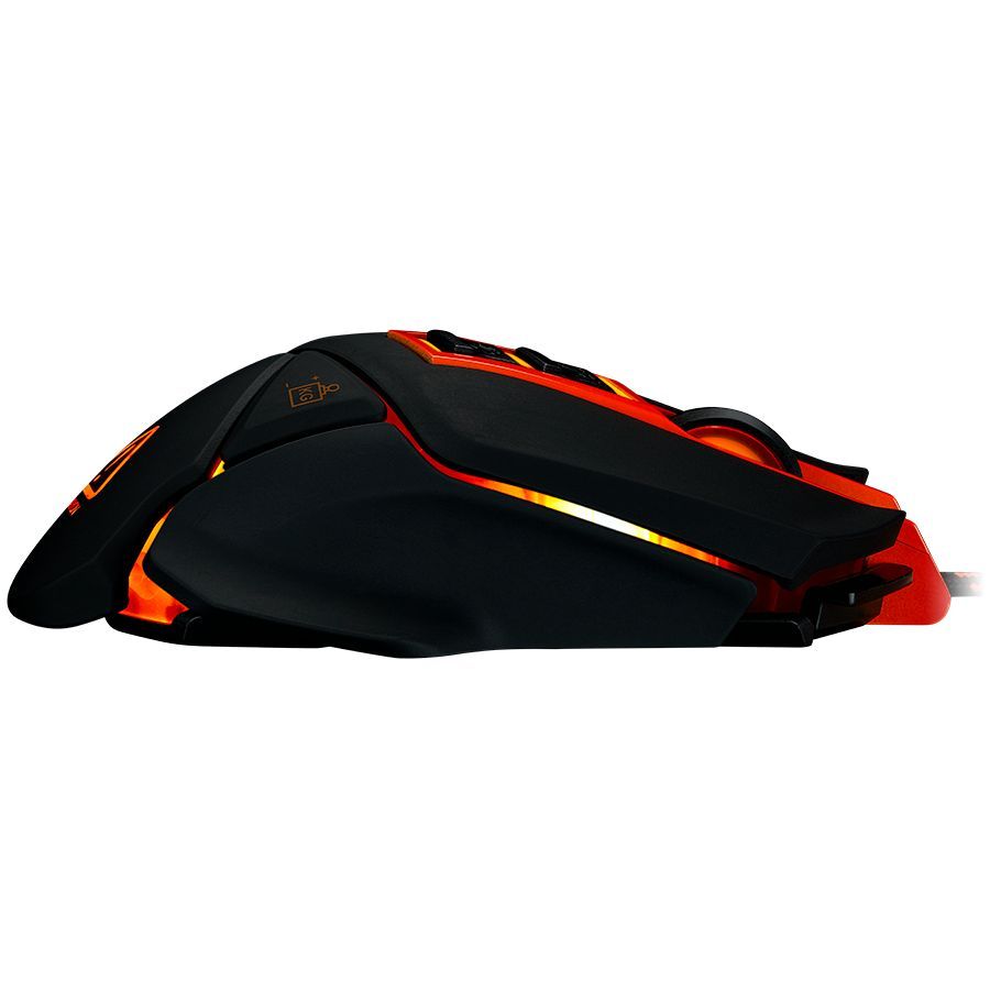 Computer mouse Canyon  CANYON Optical gaming mouse, adjustable DPI setting 800/1000/1200/1600/2400/3200/4800/6400, LED backlight, moveable weight slot and retractable top cover for comfortable usage