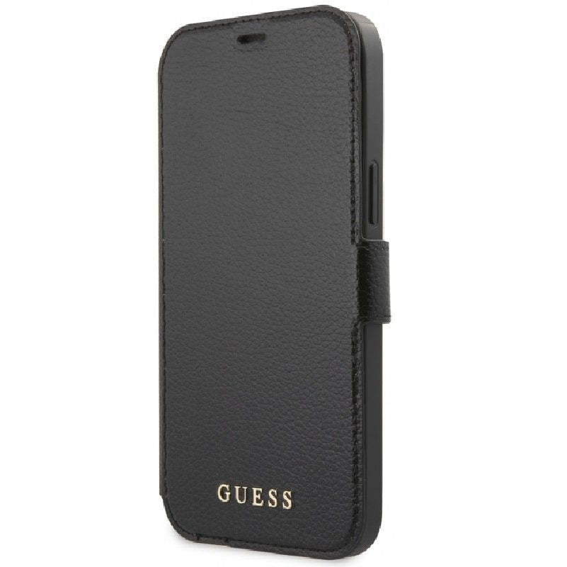Book case Guess Apple iPhone 12/12 Pro Iridescent Book Case Black