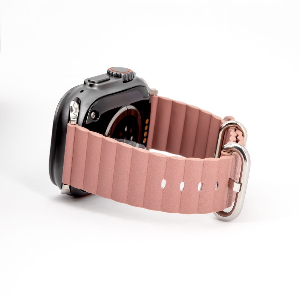 Strap Connect  Watch 38/40/41mm Marine leather Watch Strap Smoky Purple