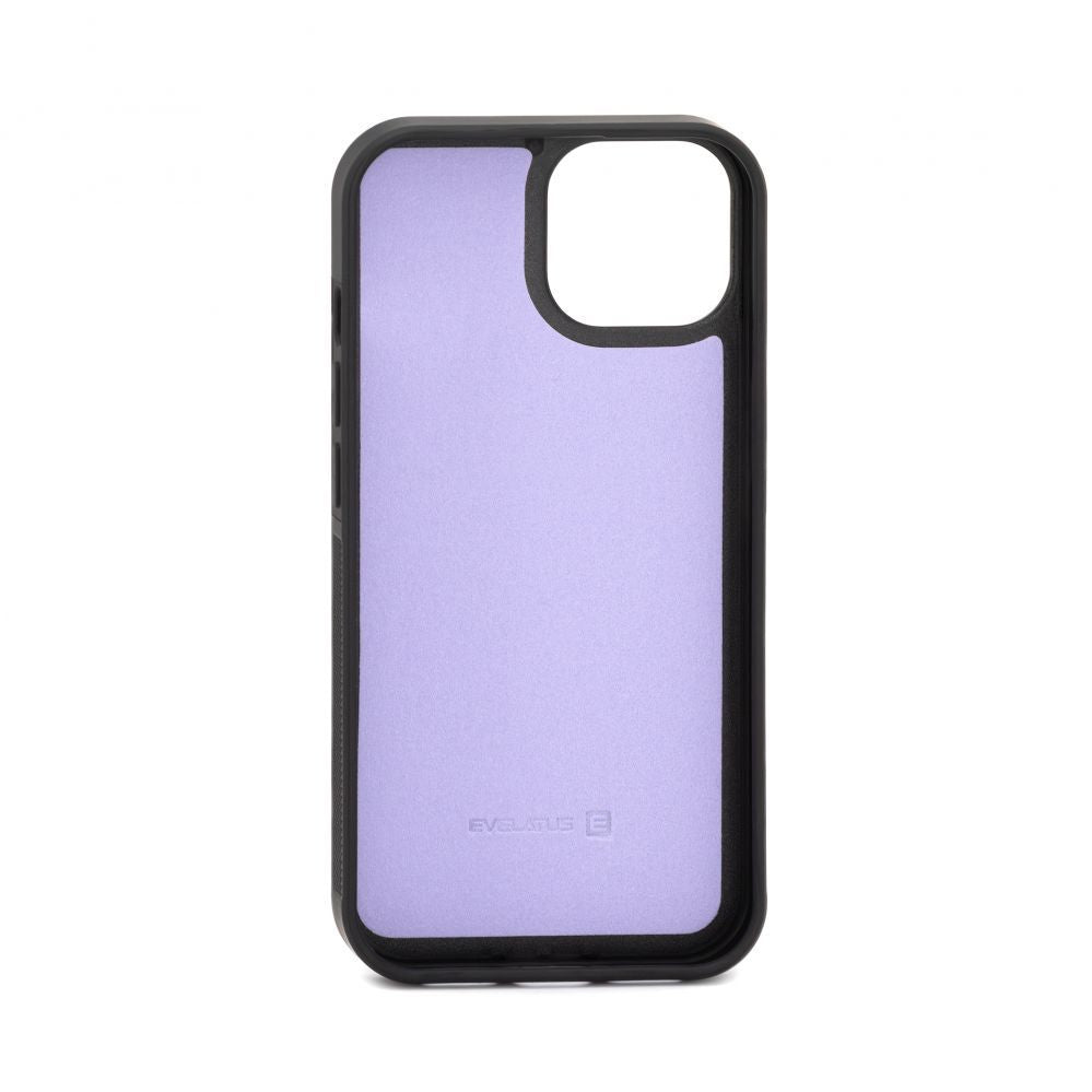 Tagakaaned Evelatus Apple iPhone 15 Wallet  and Slim Cover Case Purple