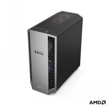 Personaalarvuti Lenovo  LENOVO LOQ TOWER RYZEN 7 8745HX/32GB/1TB SSD/AMD SOC PLATFORM/RTX5070_12GB/2X 120MM FRONT SYSTEM FAN WITH ARGB LIGHT + 120MM REAR SYSTEM FAN WITH ARGB LIGHT/W11H (LUNA GREY/ECLIPSE BLACK)