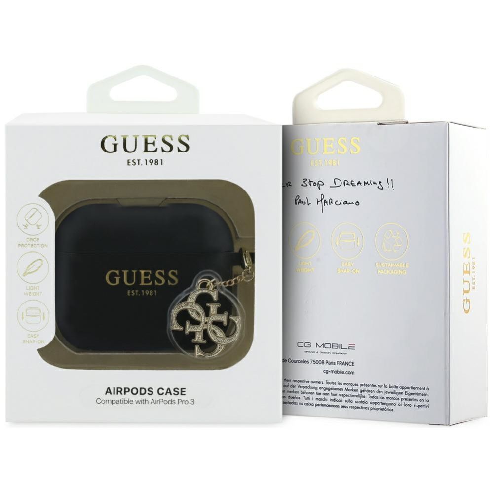 Other goods Guess  Guess Silicone 4G Charm Case for AirPods Pro 3 - Black